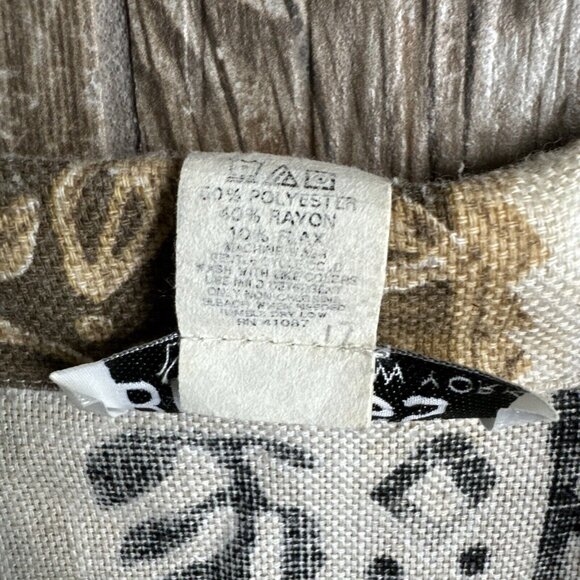 2/$18‎ SALE! Vtg Briggs Jacket Womens L Oversized Boxy Southwestern  Lightweight - Picture 6 of 7